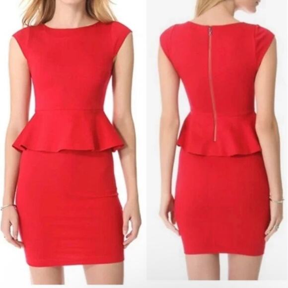 Alice and Olivia employed peplum dress stretch Adeline - Picture 2 of 13